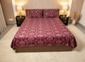 Magenta | Dark Current Collection Cotton Bedsheet | King Size Double Bedsheet – AthSVi Alayam