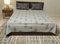 Grey Traditional Print Premium Cotton Bedsheet with 2 Pillow Covers | 300 TC 100% Cotton King Size – AthSVi Alayam (Copy)